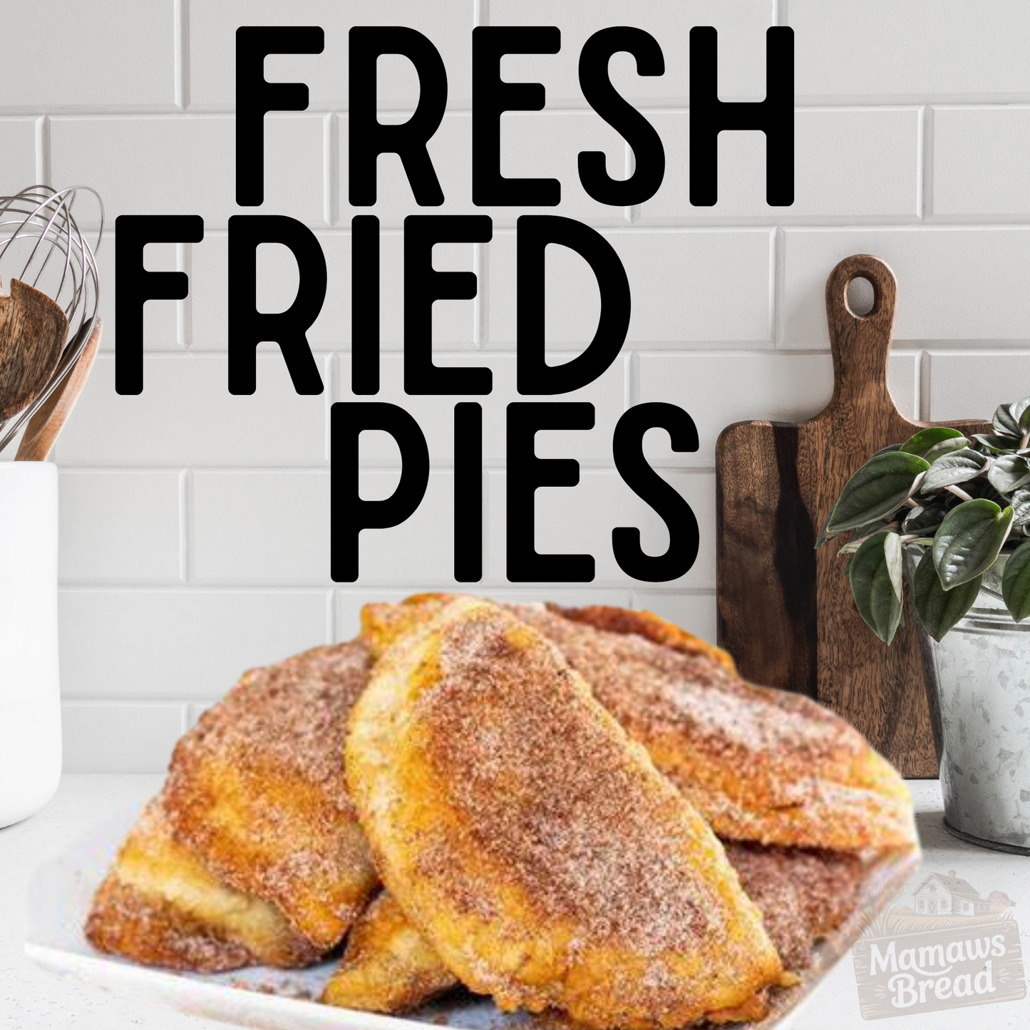 Mamaw's Fresh Homemade Fried Pies with Cheesecake Filling